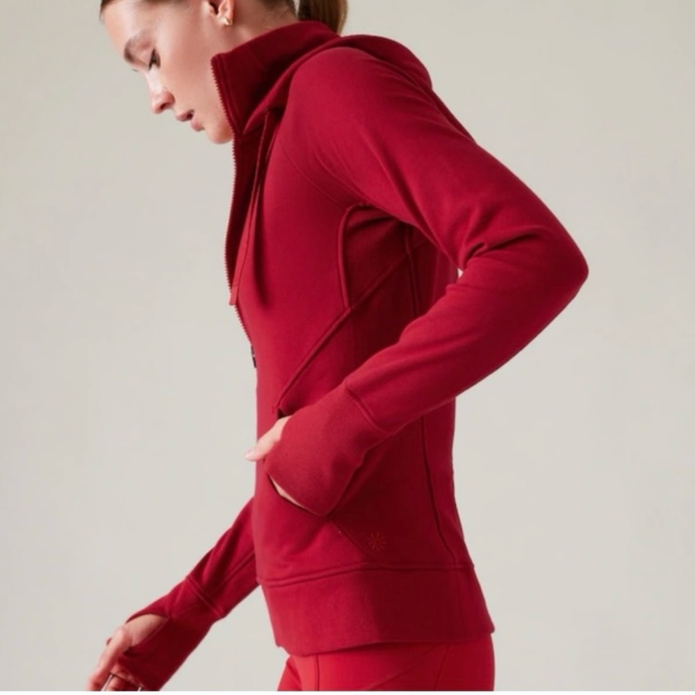 Athleta Triumph Full Zipper Front Hoodie Women's Size XS